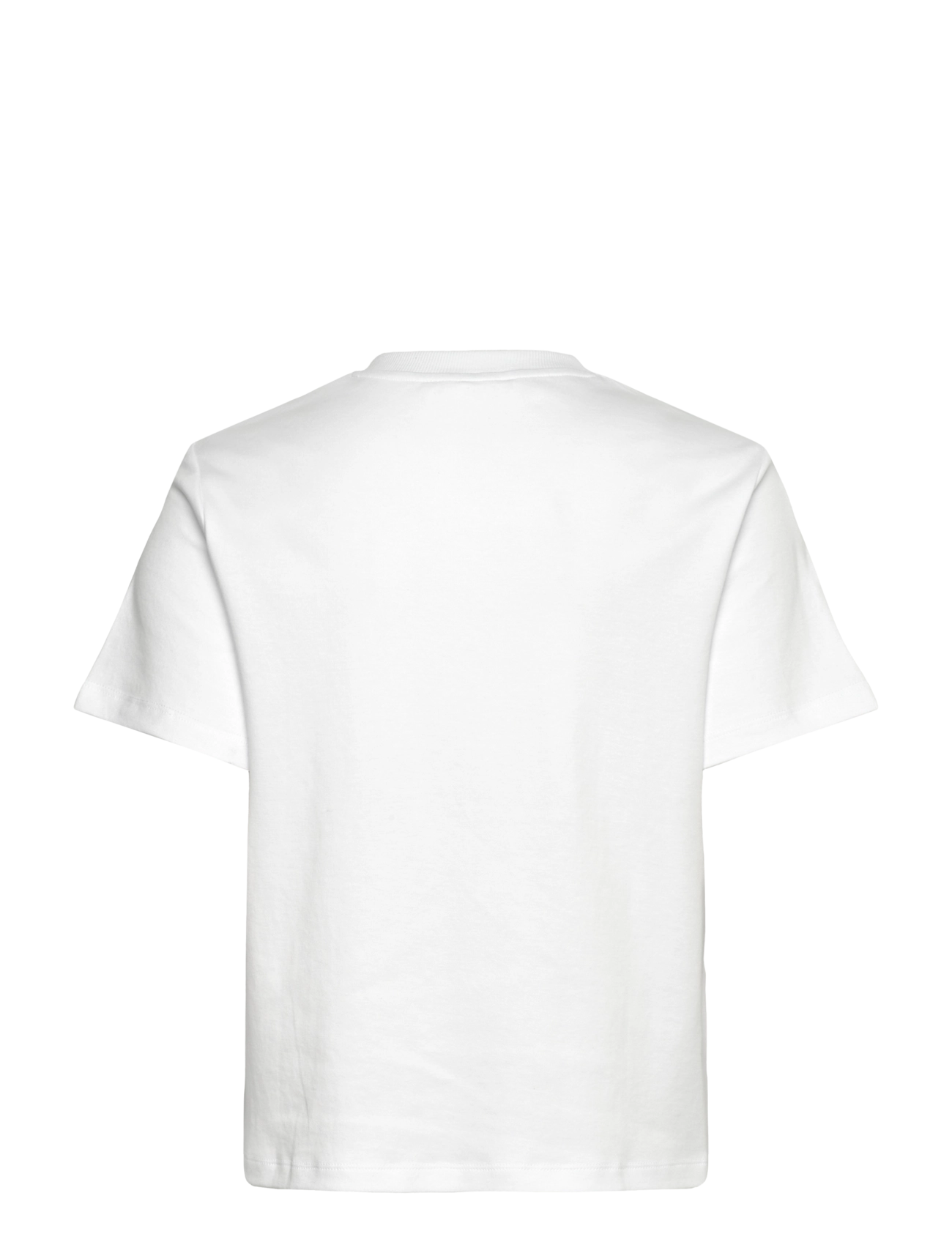 Mango - V-neck cotton T-shirt - lägsta priserna - white - 1