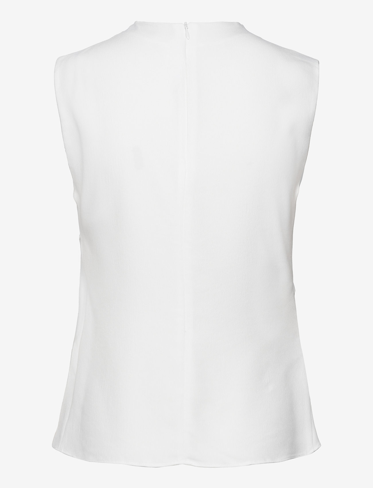 Mango - Sleeveless draped blouse - natural white - 2