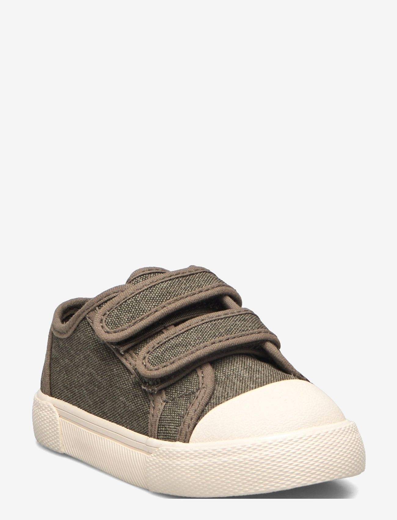 Mango - Velcro fastening straps sneakers - canvas-sneaker - beige - khaki - 0