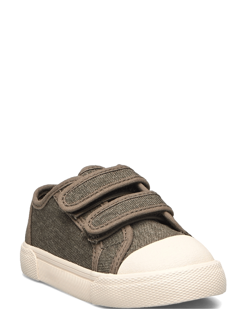 Mango - Velcro fastening straps sneakers - canvas-sneaker - beige - khaki - 0