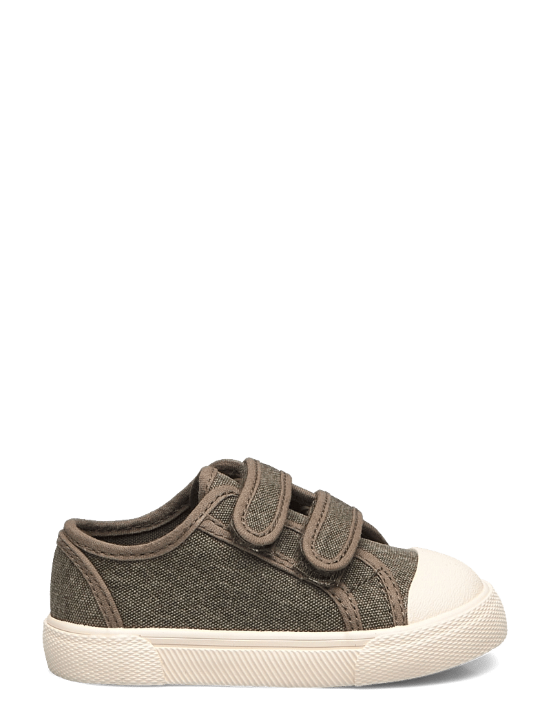 Mango - Velcro fastening straps sneakers - canvas-sneaker - beige - khaki - 1