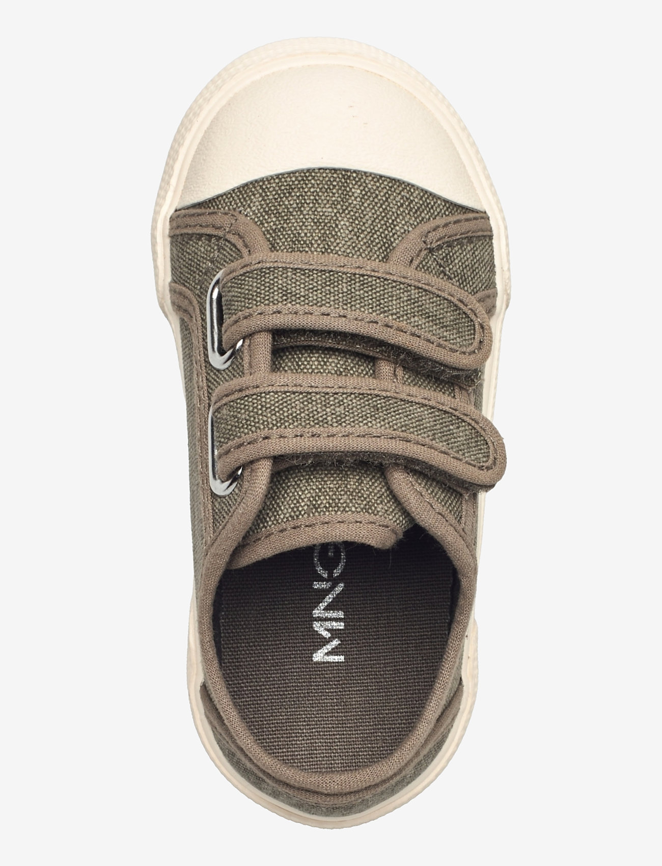Mango - Velcro fastening straps sneakers - canvas-sneaker - beige - khaki - 3