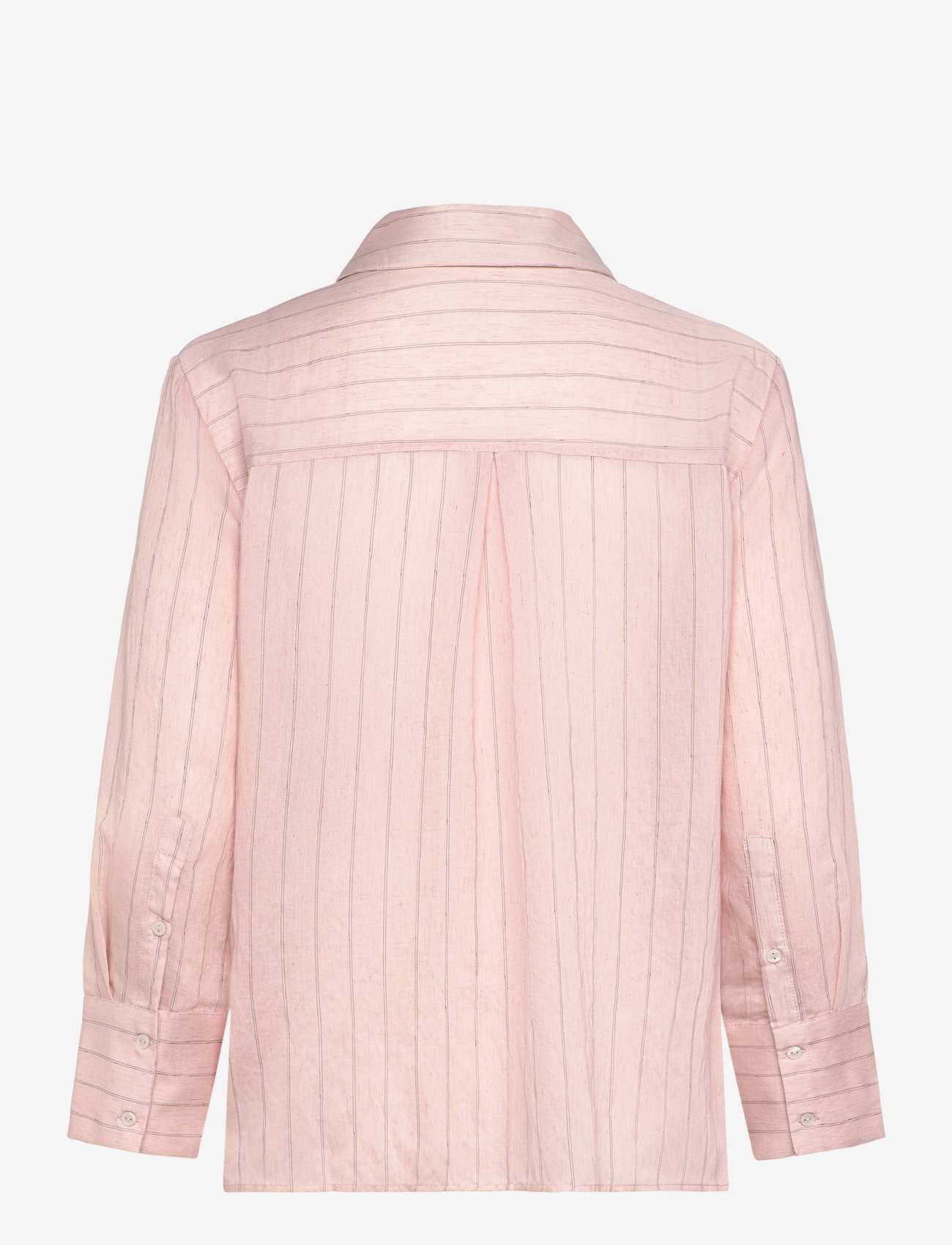 Mango - Stripe-print shirt - långärmade skjortor - pink - 1