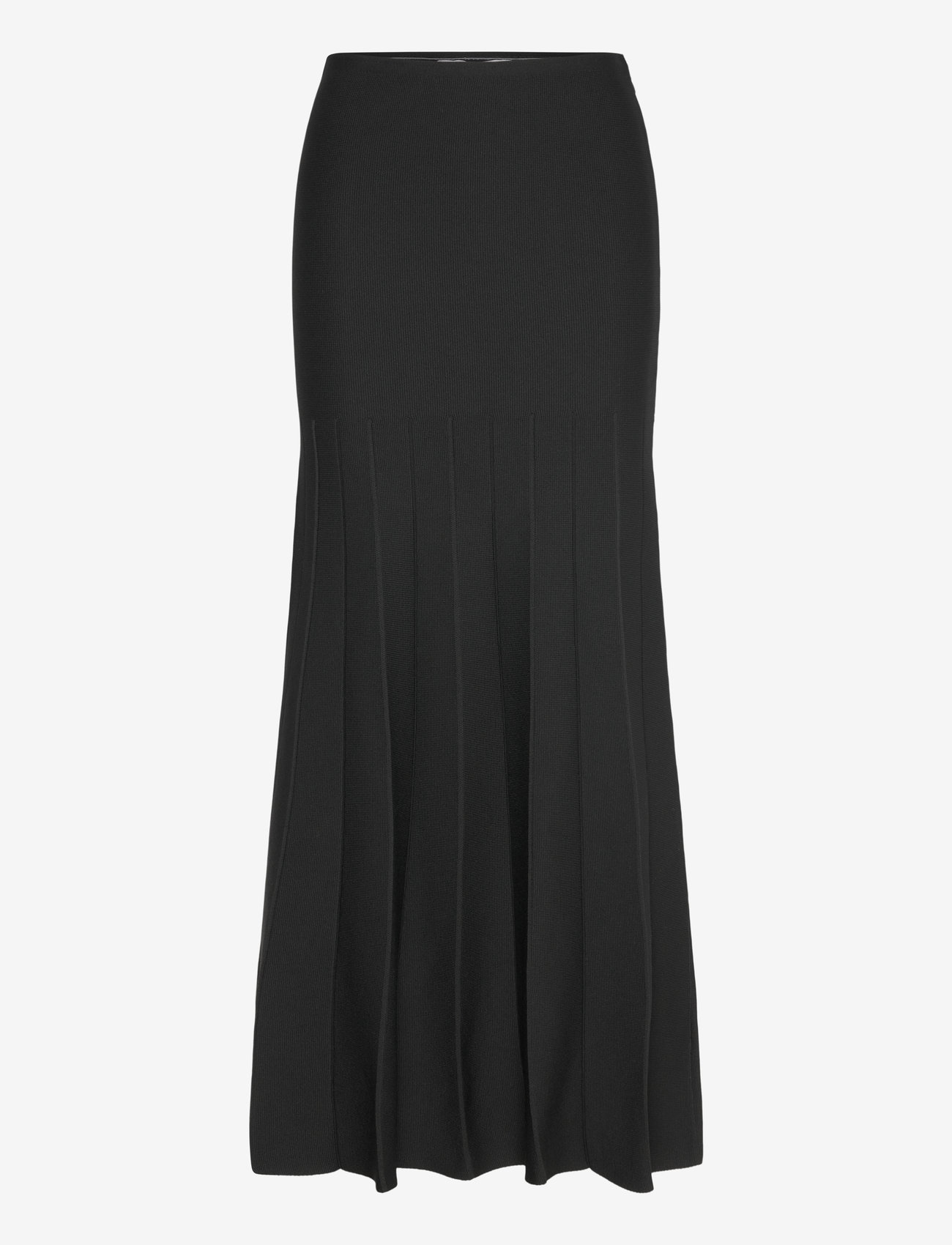 Mango - Strapless flared knitted dress - maxi skirts - black - 0