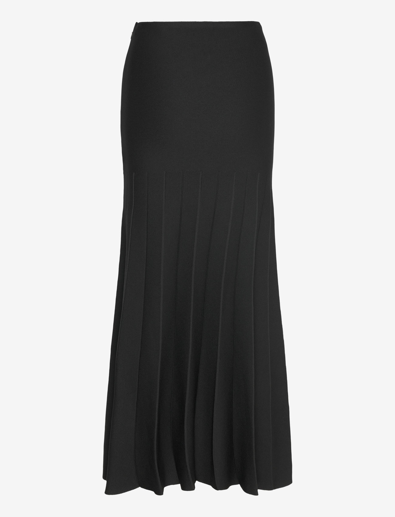 Mango - Strapless flared knitted dress - maxi skirts - black - 1