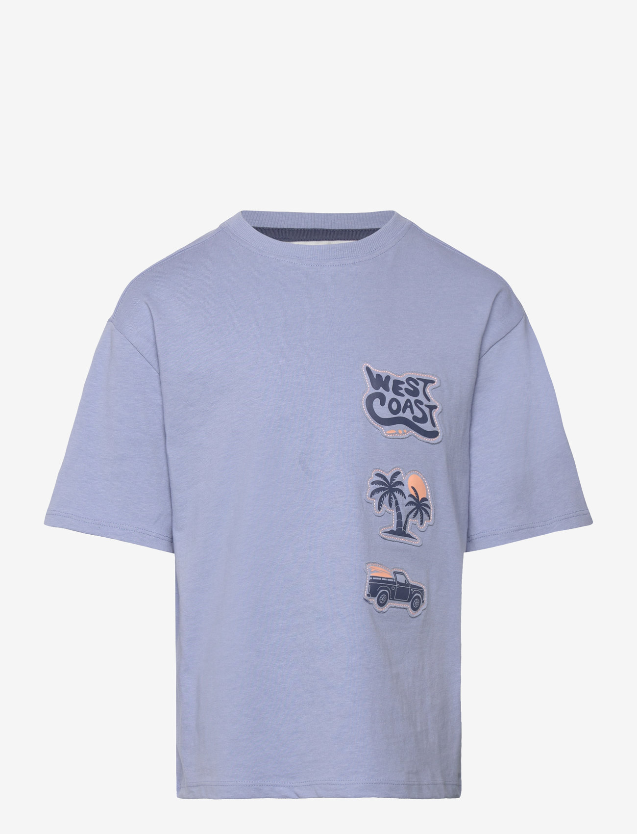 Mango - T-SHIRT .-- RUSTIC - kortärmade skjortor - medium blue - 0