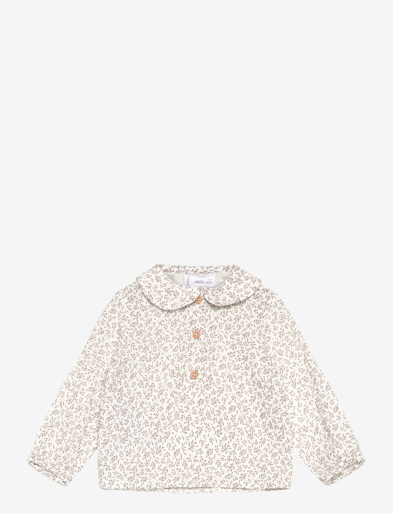 Mango - Printed cotton blouse - die niedrigsten preise - natural white - 0