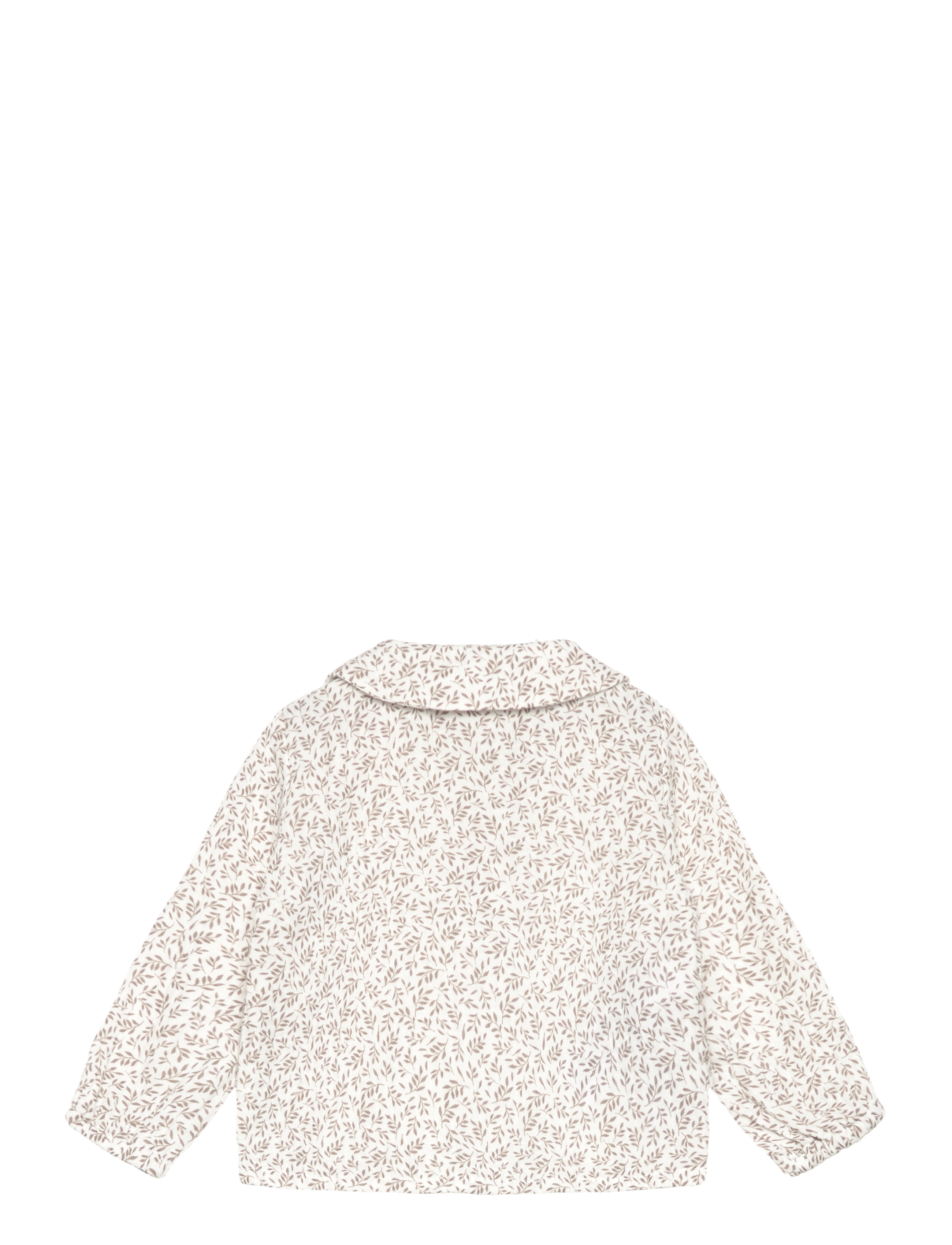 Mango - Printed cotton blouse - natural white - 1