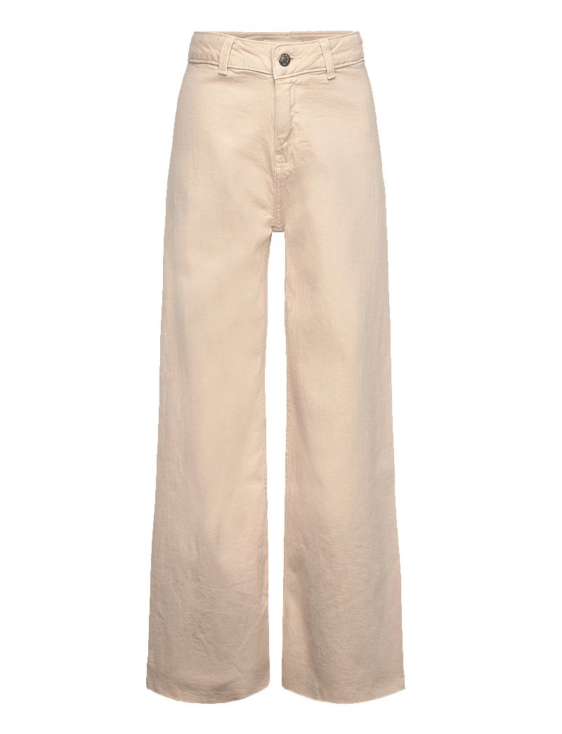Mango - Jeans culotte mid-waist comfort - hosen mit weitem bein - lt pastel brown - 0