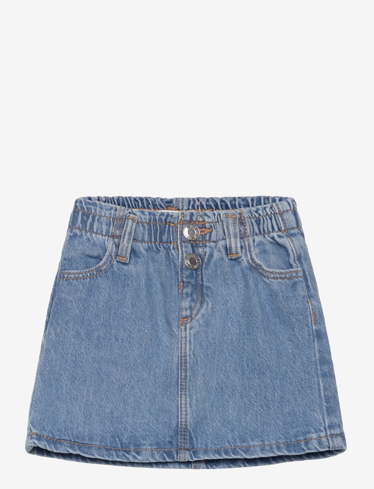 Mango - Denim short skirt - open blue - 0