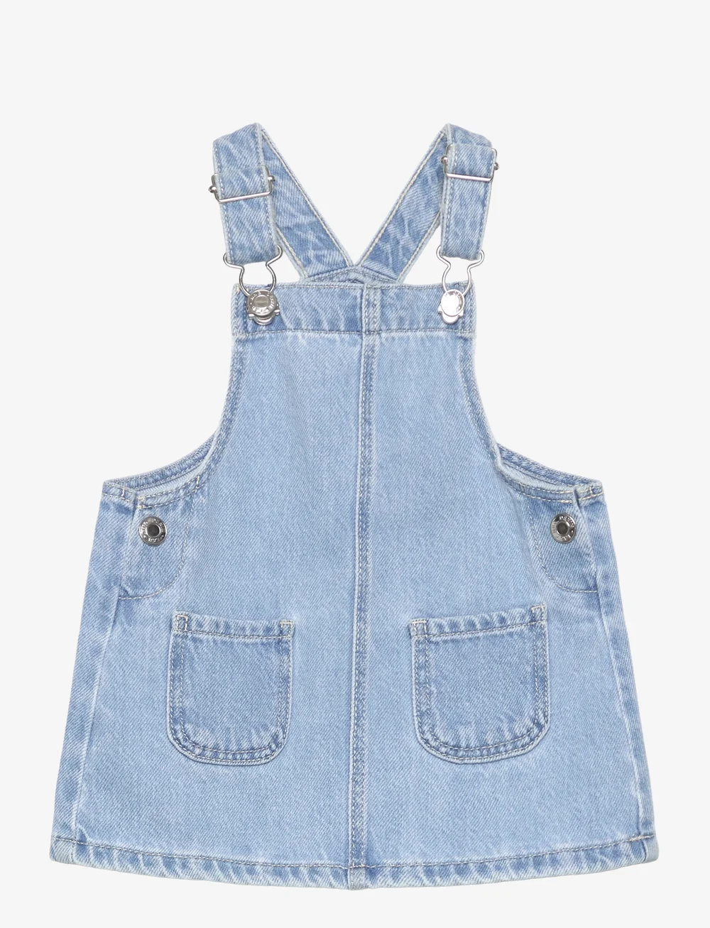 Mango - Short denim pinafore - Ärmlösa babyklänningar - open blue - 0
