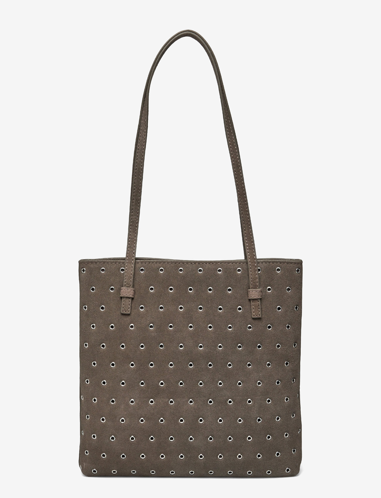 Mango - Die-cut leather shoulder bag - accessories - medium brown - 1