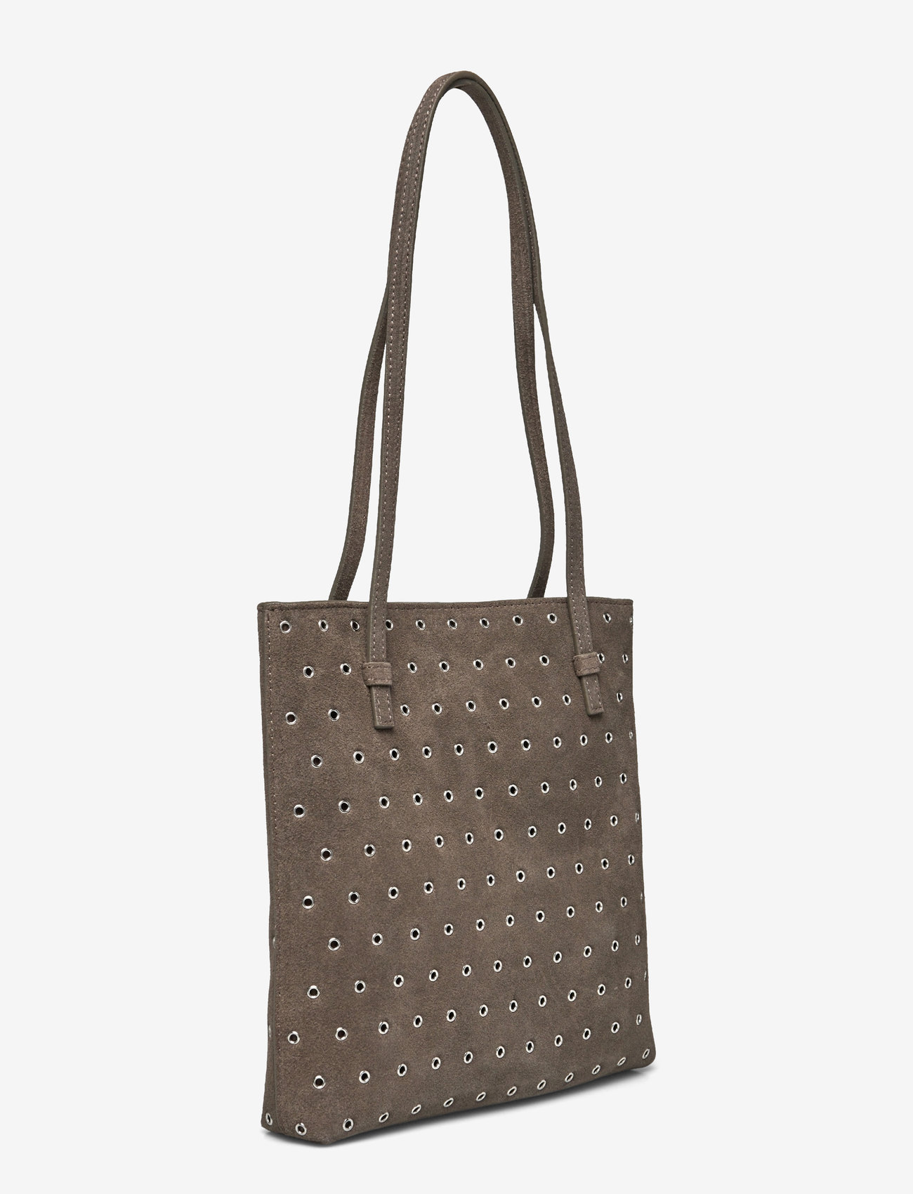 Mango - Die-cut leather shoulder bag - accessories - medium brown - 2