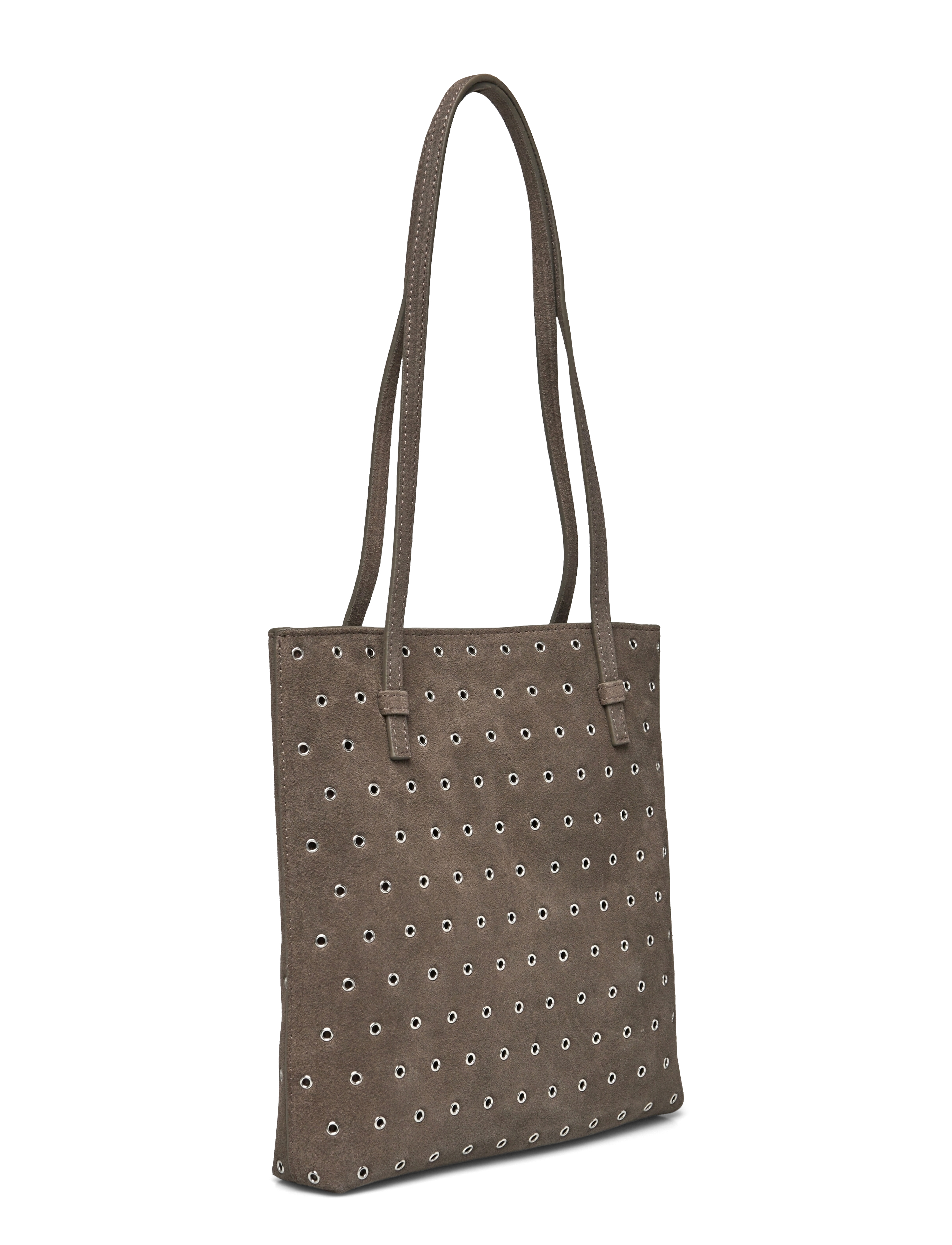 Mango - Die-cut leather shoulder bag - accessoires - medium brown - 2