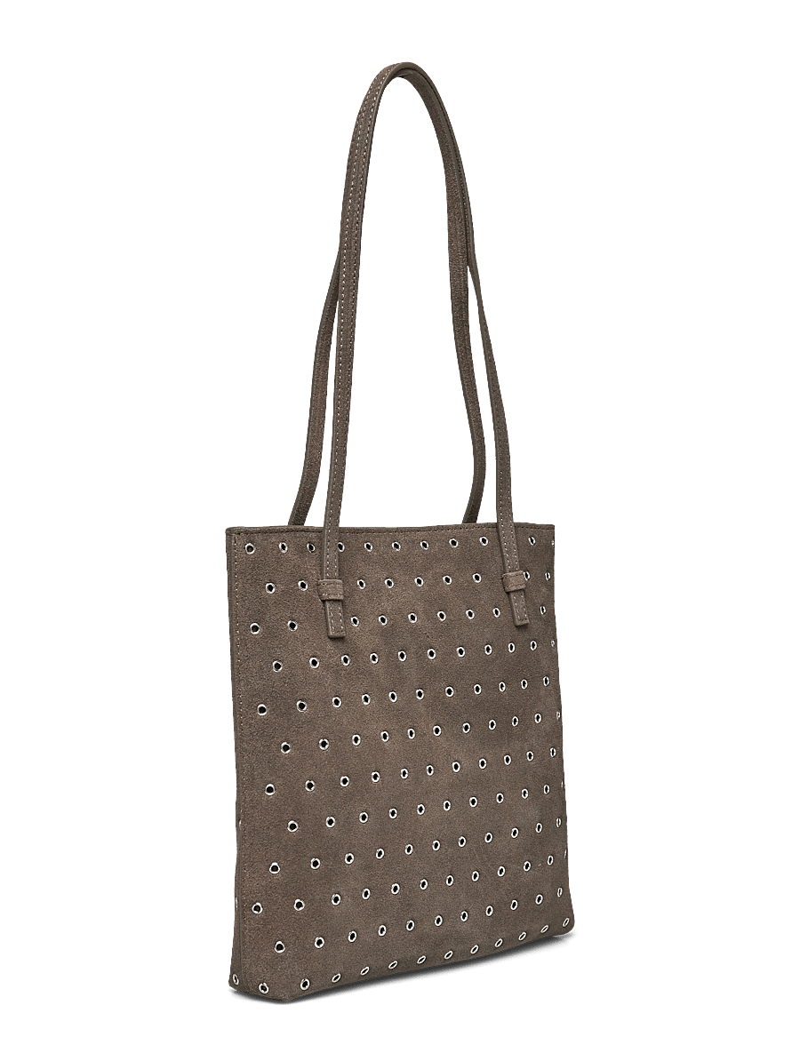 Mango - Die-cut leather shoulder bag - shoppere - medium brown - 2