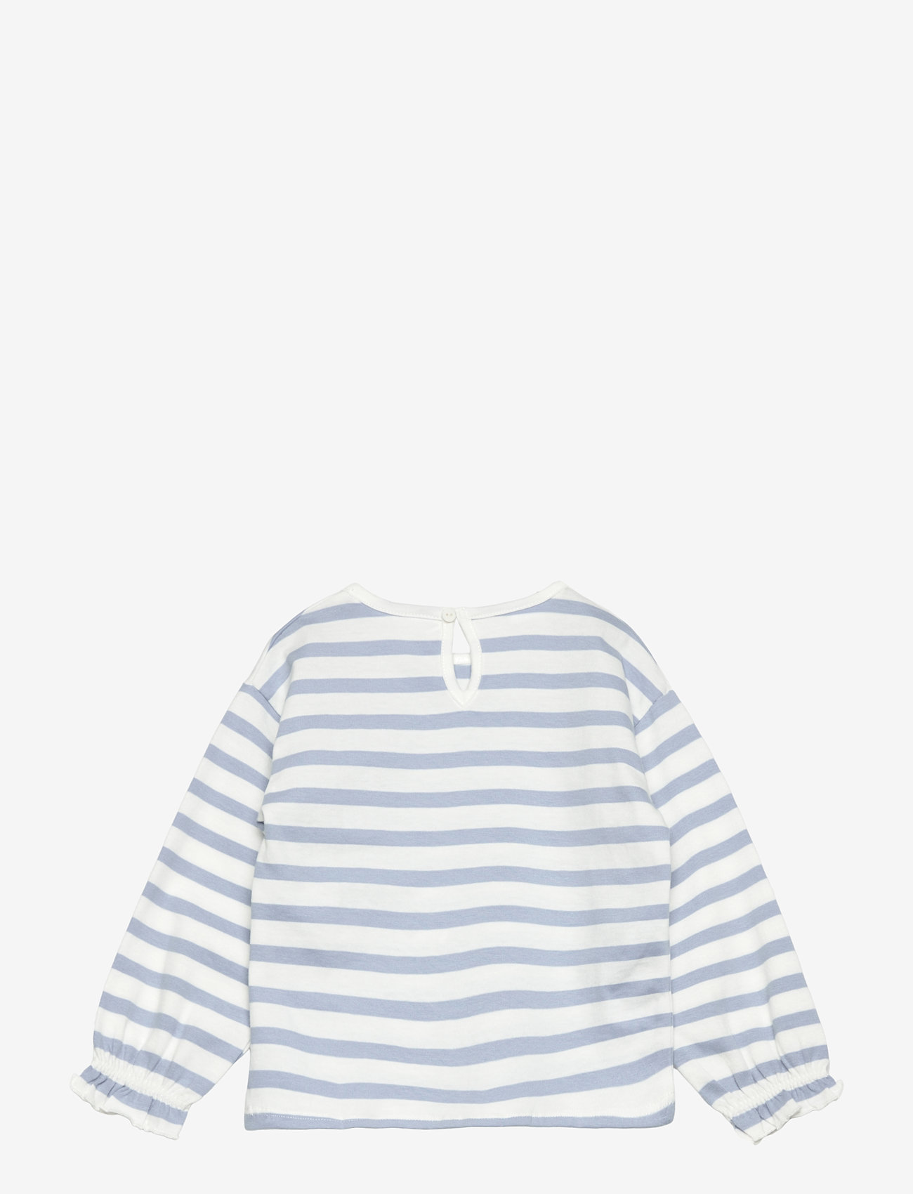 Mango - Striped cotton T-shirt - langærmede t-shirts - natural white - 1