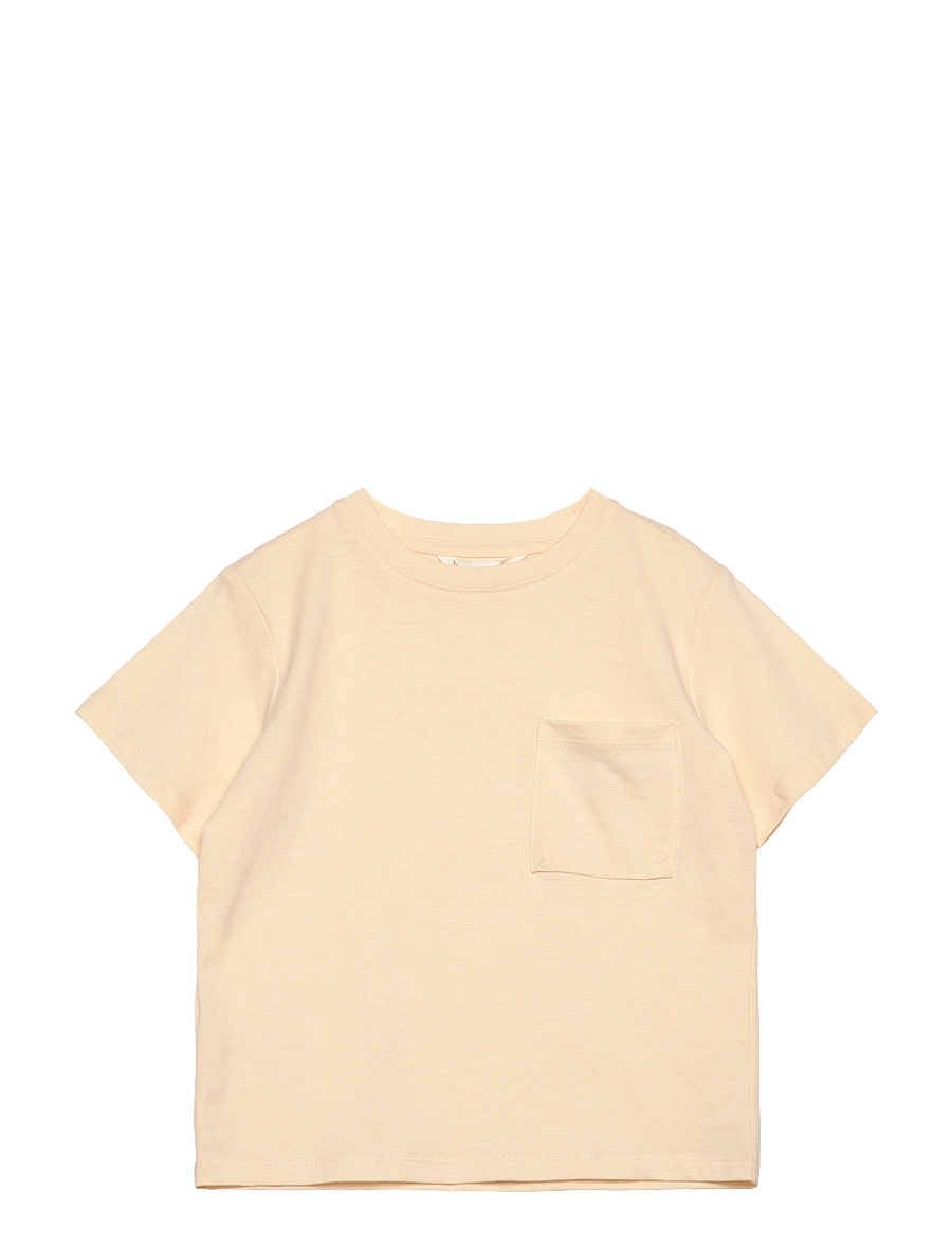 Mango - Patch pocket T-shirt - kortærmede t-shirts - light beige - 0