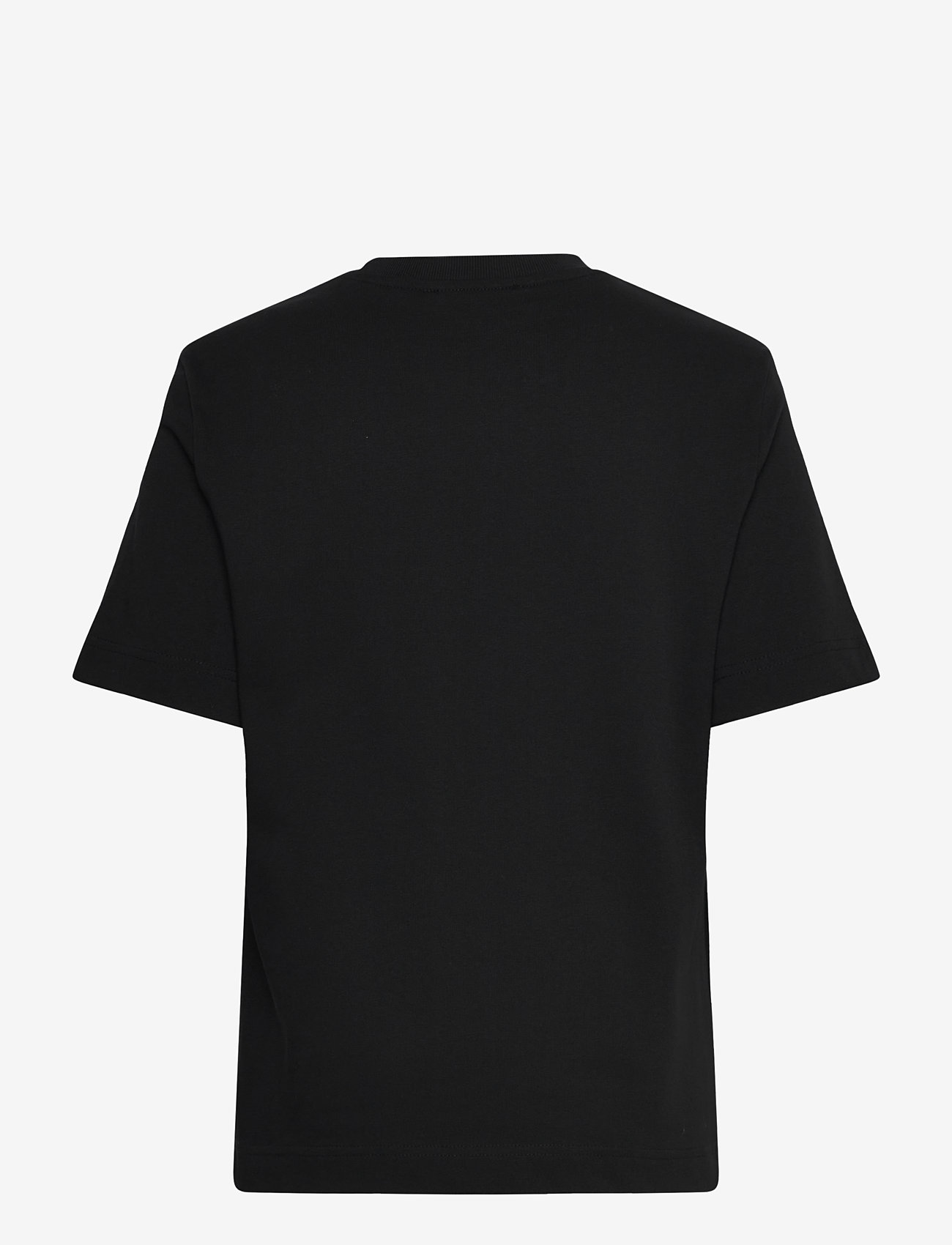 Mango - Short-sleeved cotton t-shirt - autumn clothing - black - 1