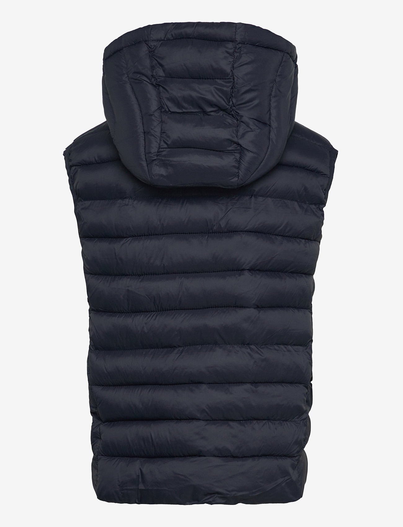 Mango - Quilted gilet with hood - navy - 1