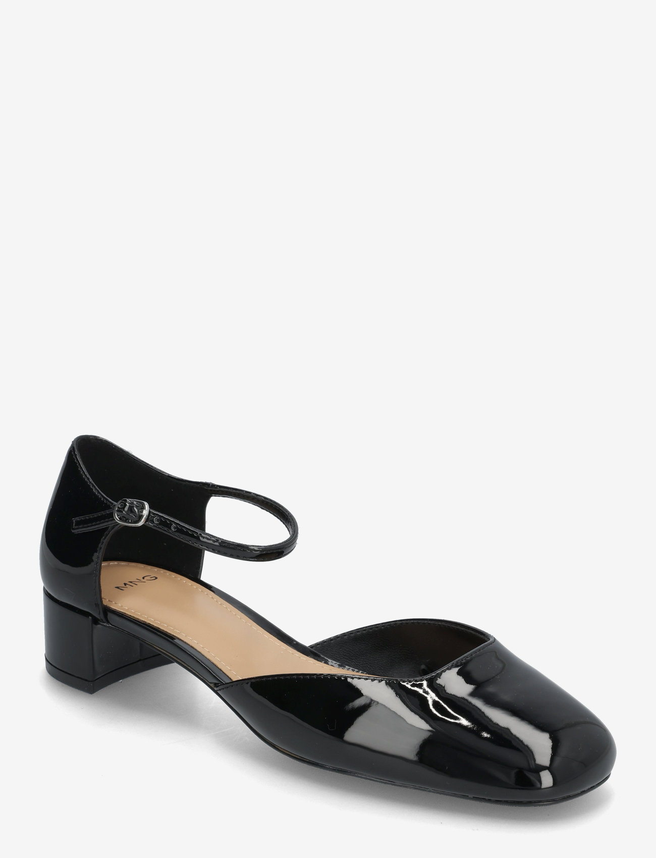 Mango - Patent leather-effect heeled shoes - laveste priser - black - 0