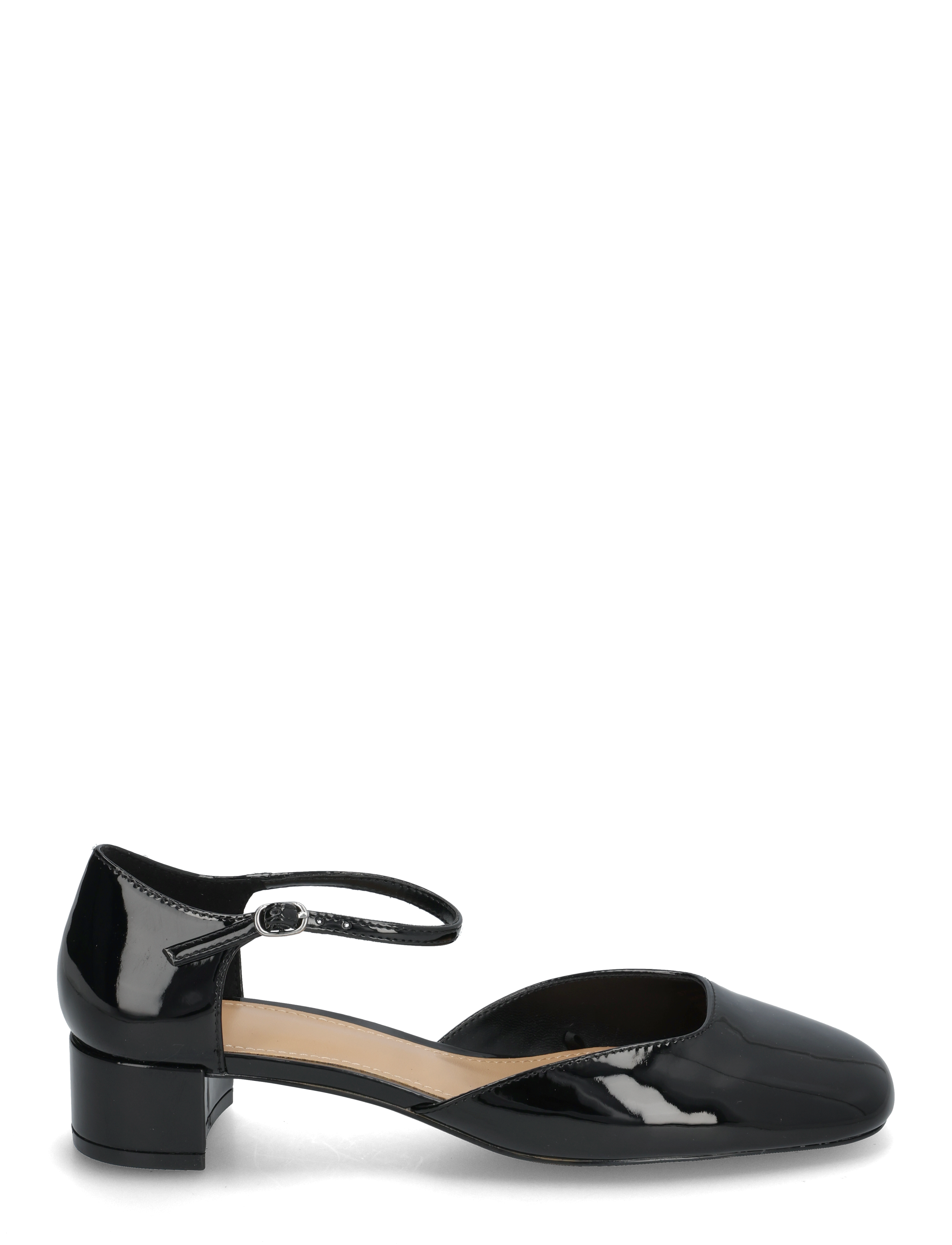 Mango - Patent leather-effect heeled shoes - black - 1