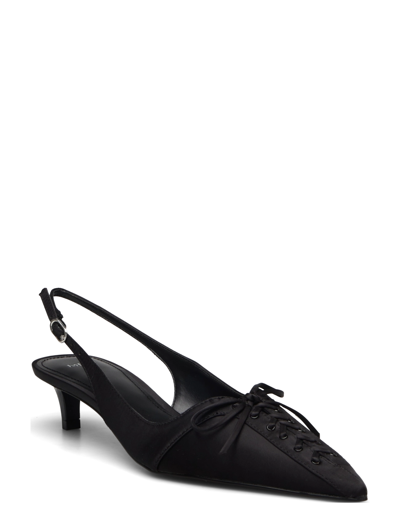 MANGO High-Heeled Schuhe With Pointed Toe Und Bow Schwarz - 38 - Damen