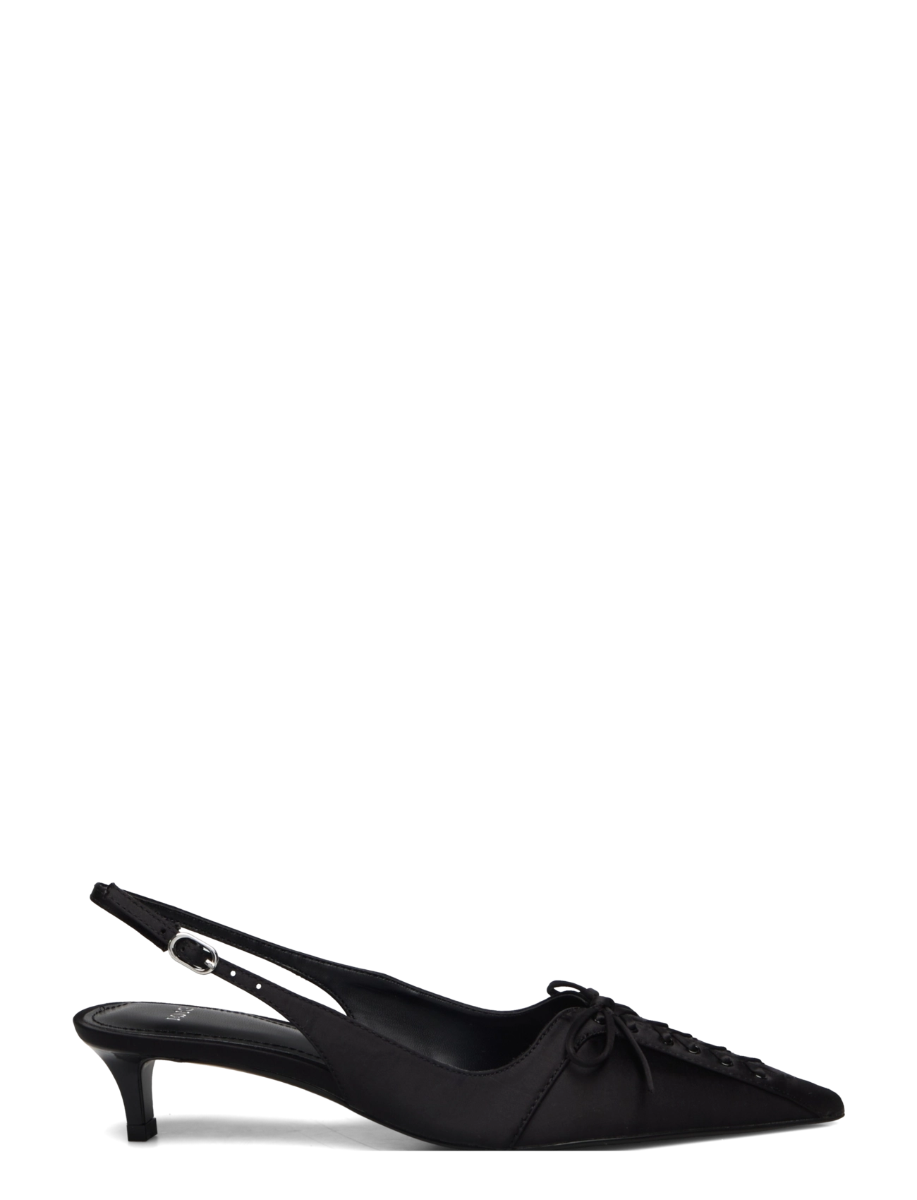 Mango - High-heeled shoes with pointed toe and bow - damen - black - 2