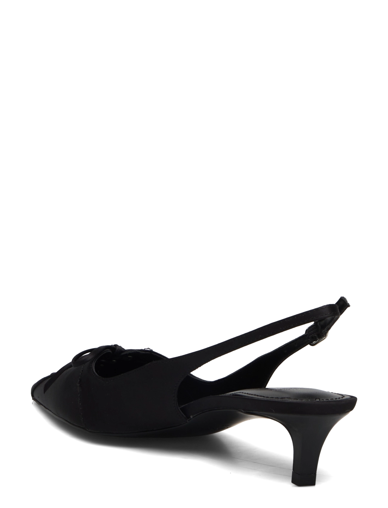Mango - High-heeled shoes with pointed toe and bow - damen - black - 3