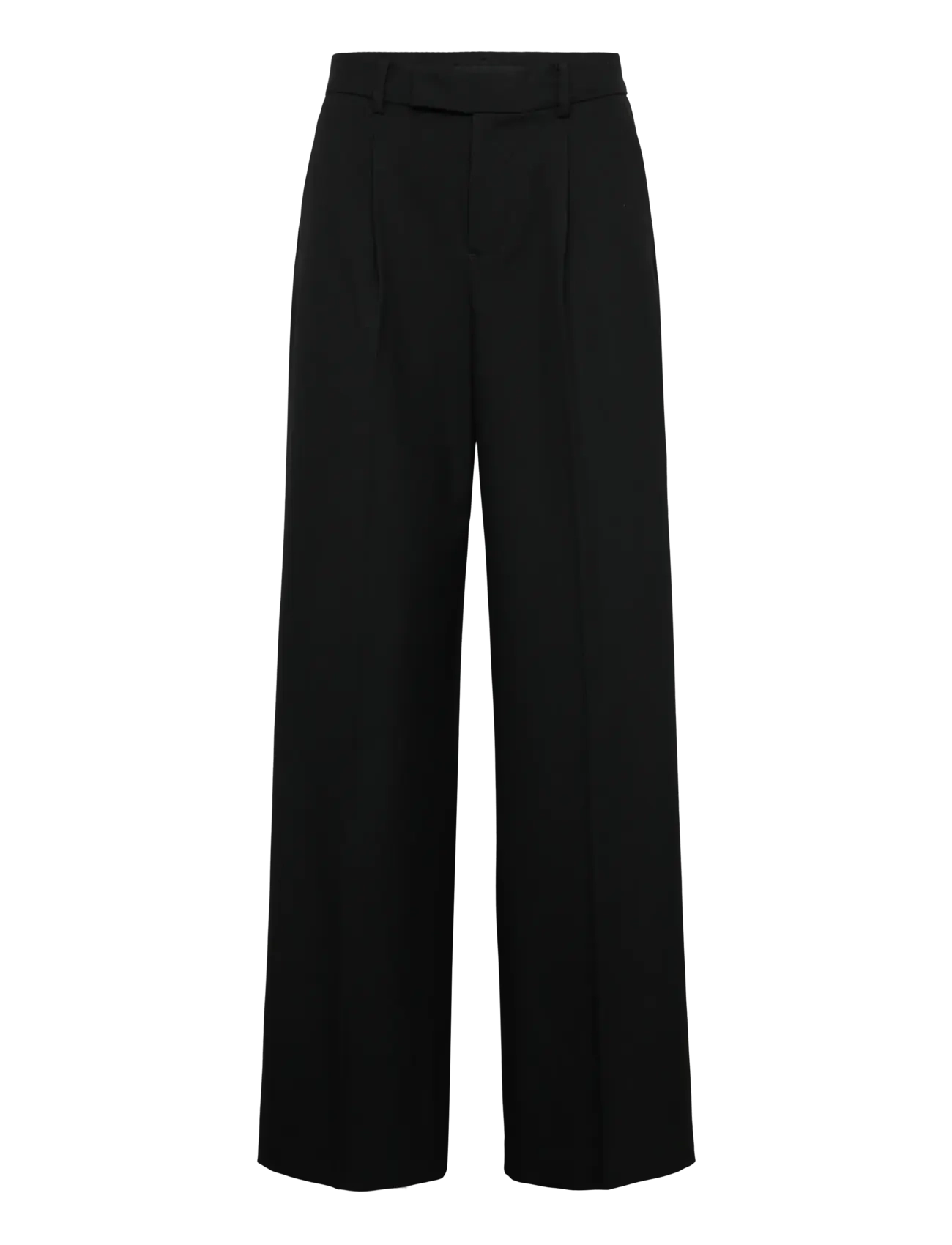 Straight suit trousers - BLACK