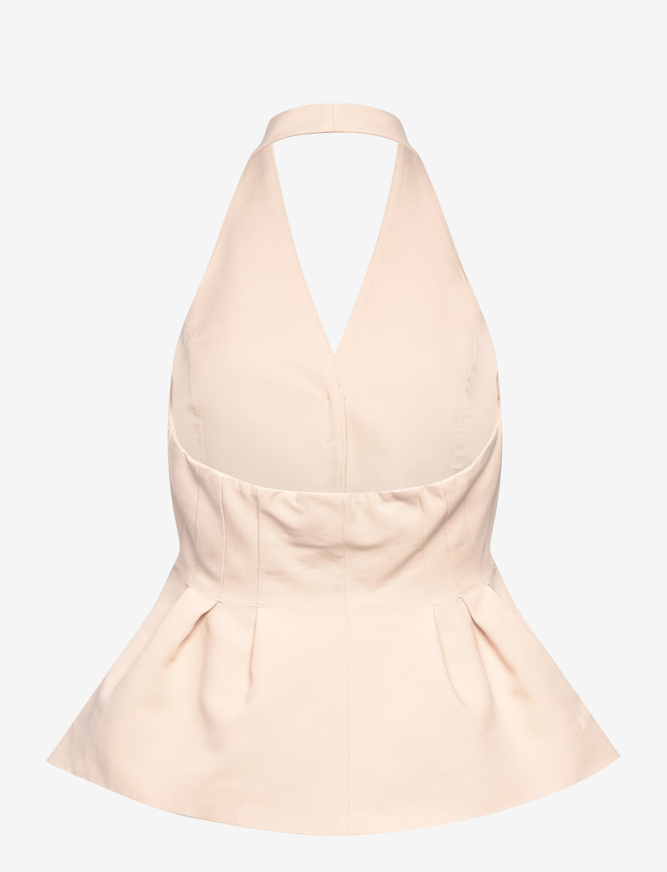 Mango - Halter-neck waistcoat with pleats - Ærmeløse toppe - lt-pastel pink - 1