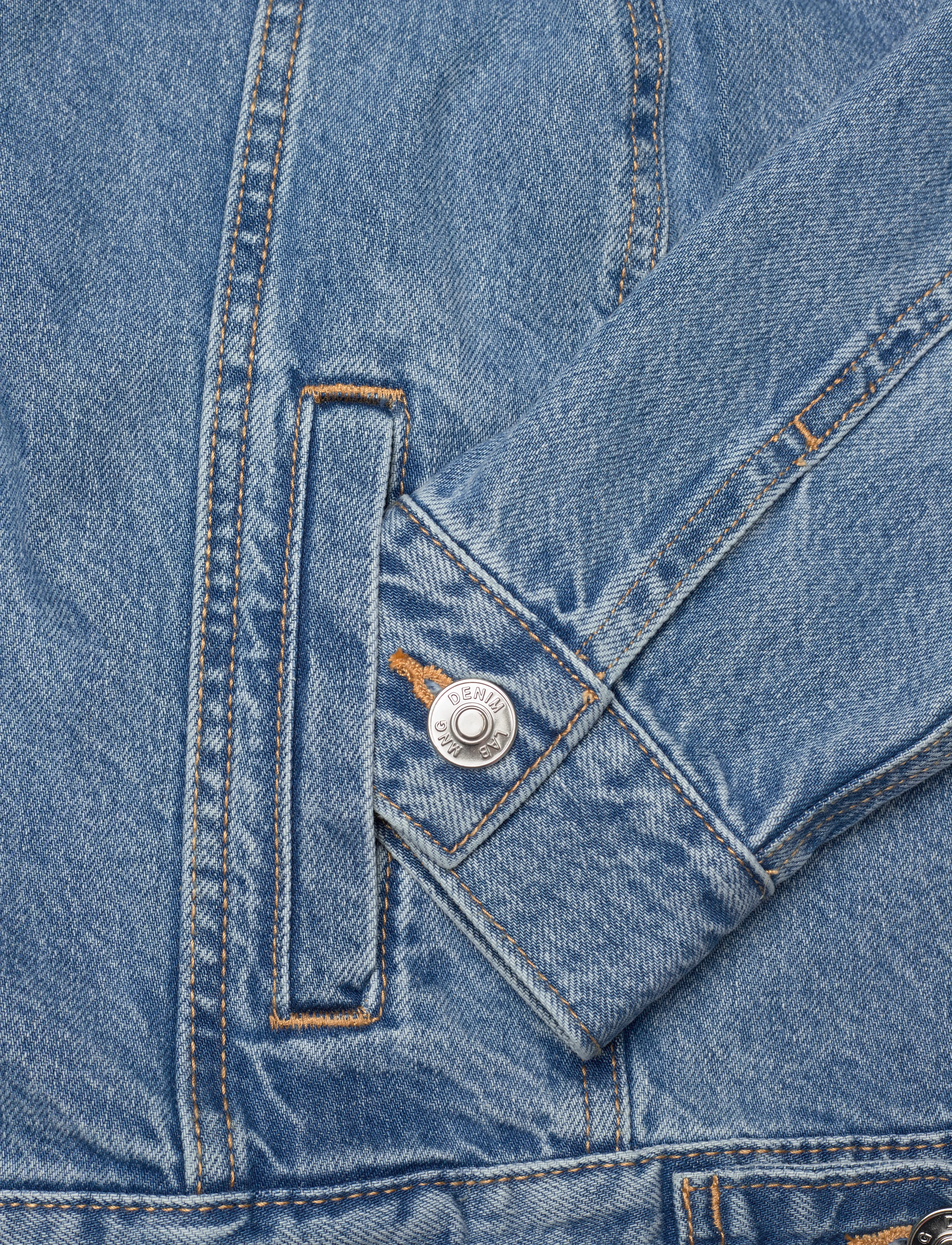Mango - Denim jacket - open blue - 3
