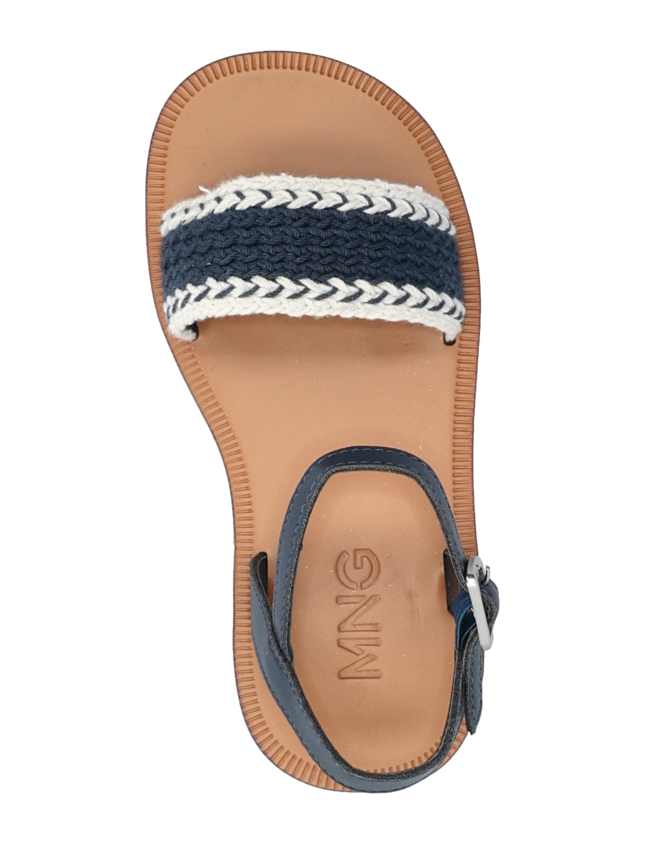 Mango - Sandals with braided strap - sommerschnäppchen - medium blue - 3