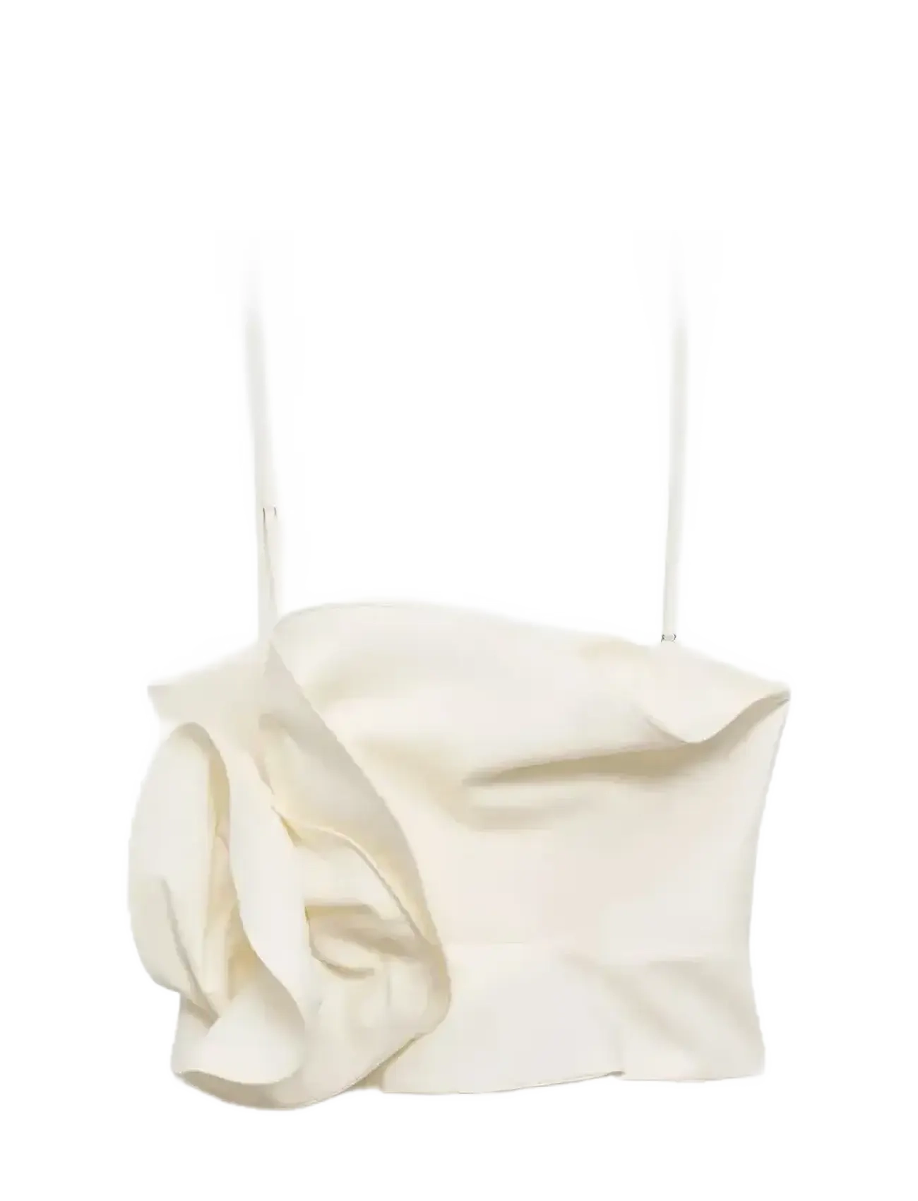 Mango Maxi ruffle top - Blusar - NATURAL WHITE / white