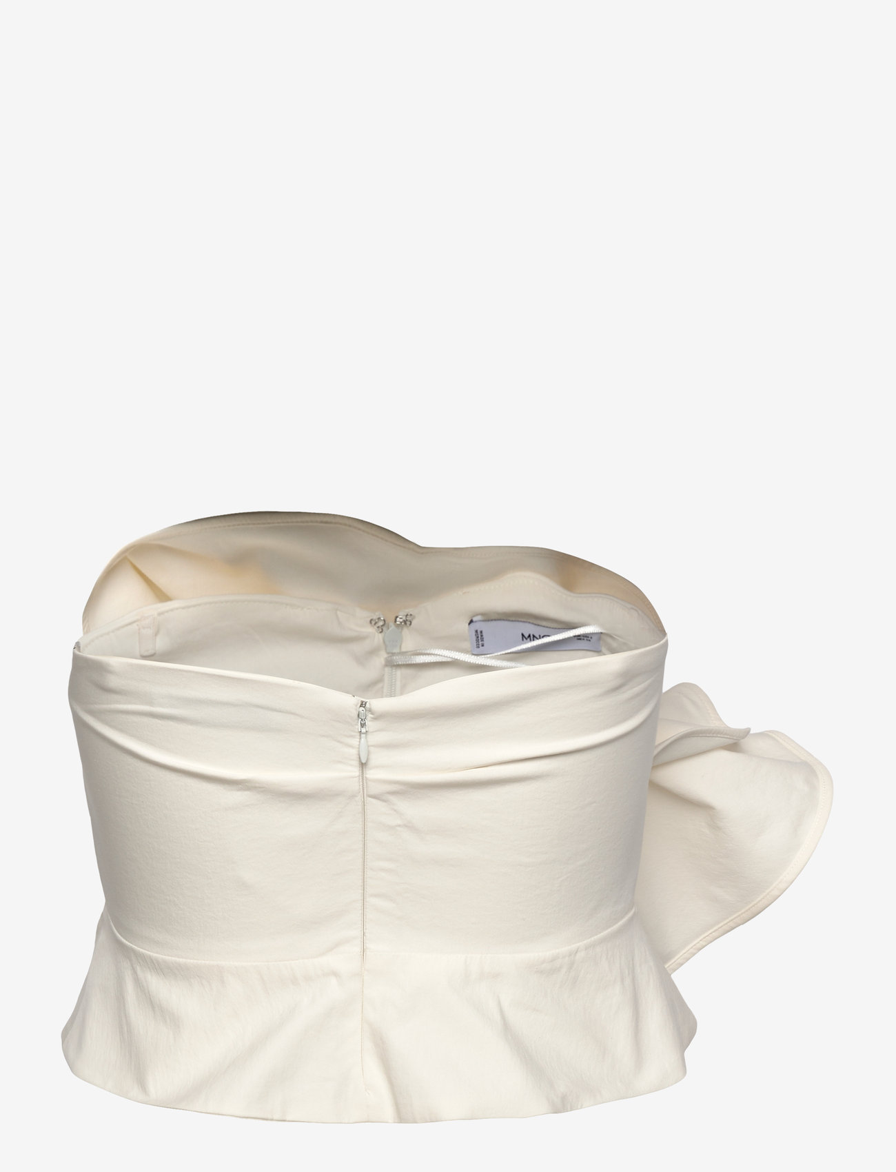 Mango - Maxi ruffle top - Ærmeløse bluser - natural white - 1