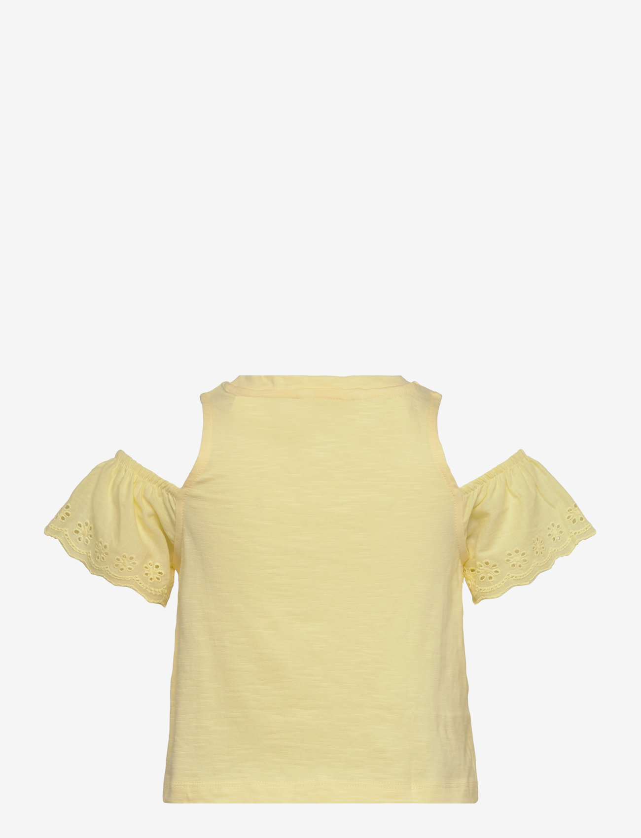 Mango - Cut-out t-shirt - kurzärmelige - yellow - 1