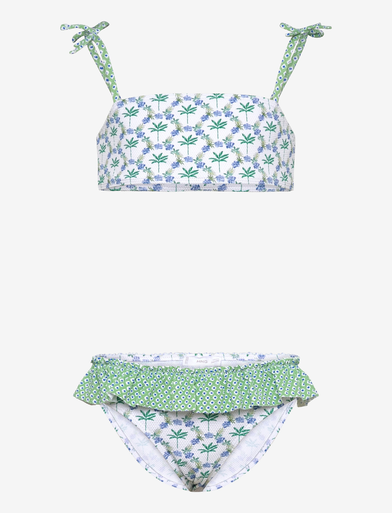 Mango - Printed combination bikini - die niedrigsten preise - white - 0