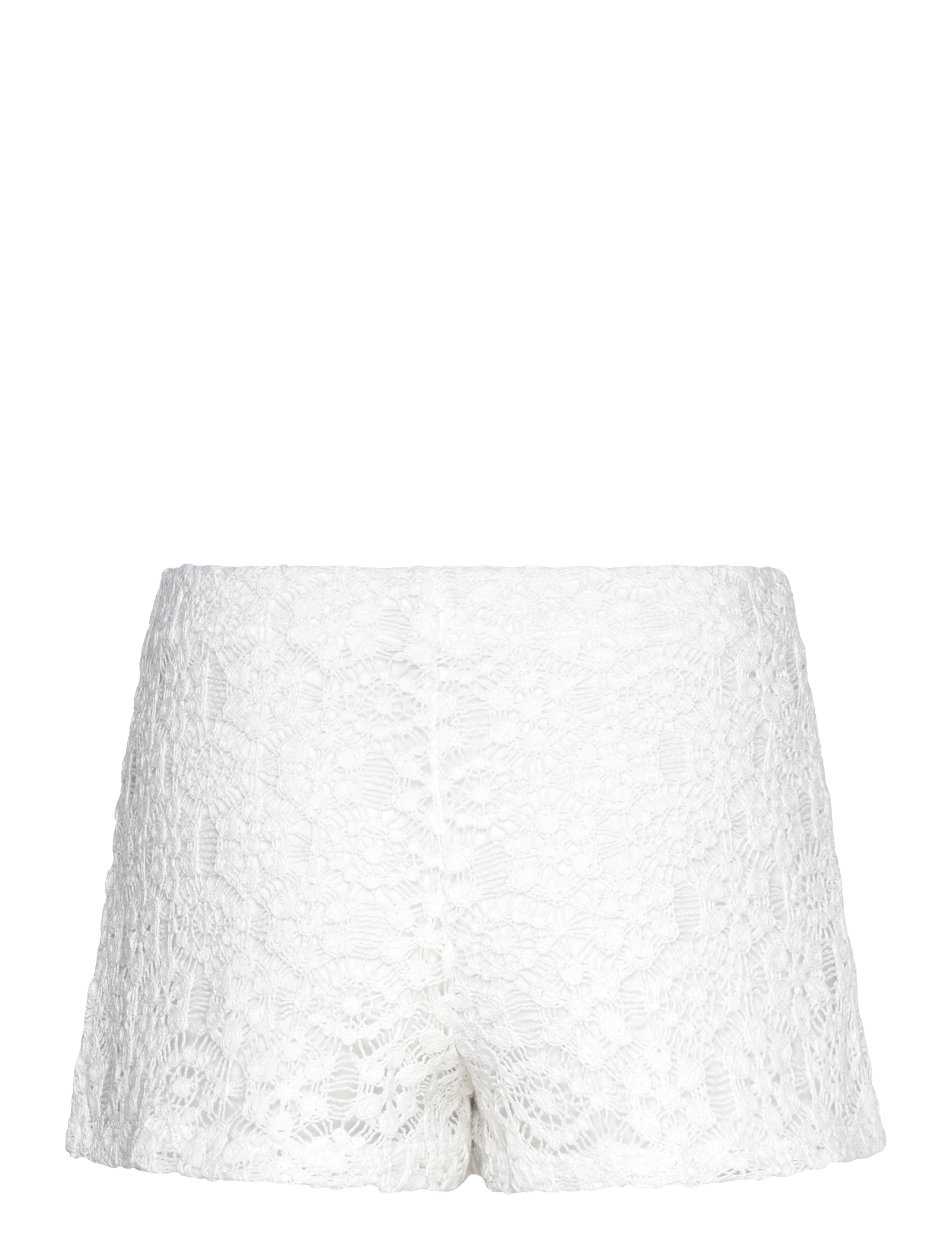 Mango - Crochet straight-fit shorts - natural white - 2