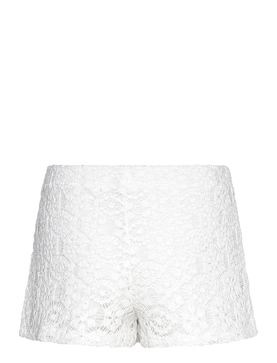 Mango - Crochet straight-fit shorts - natural white - 2
