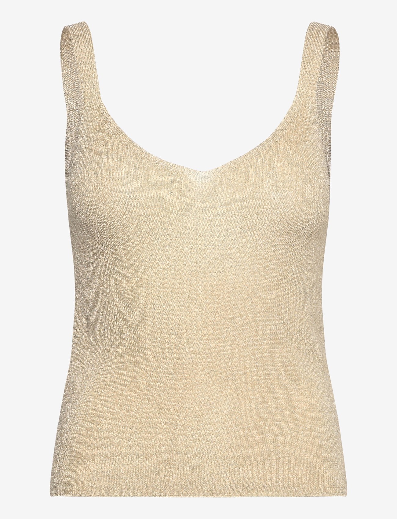 Mango - Lurex knitted top - gold - 0