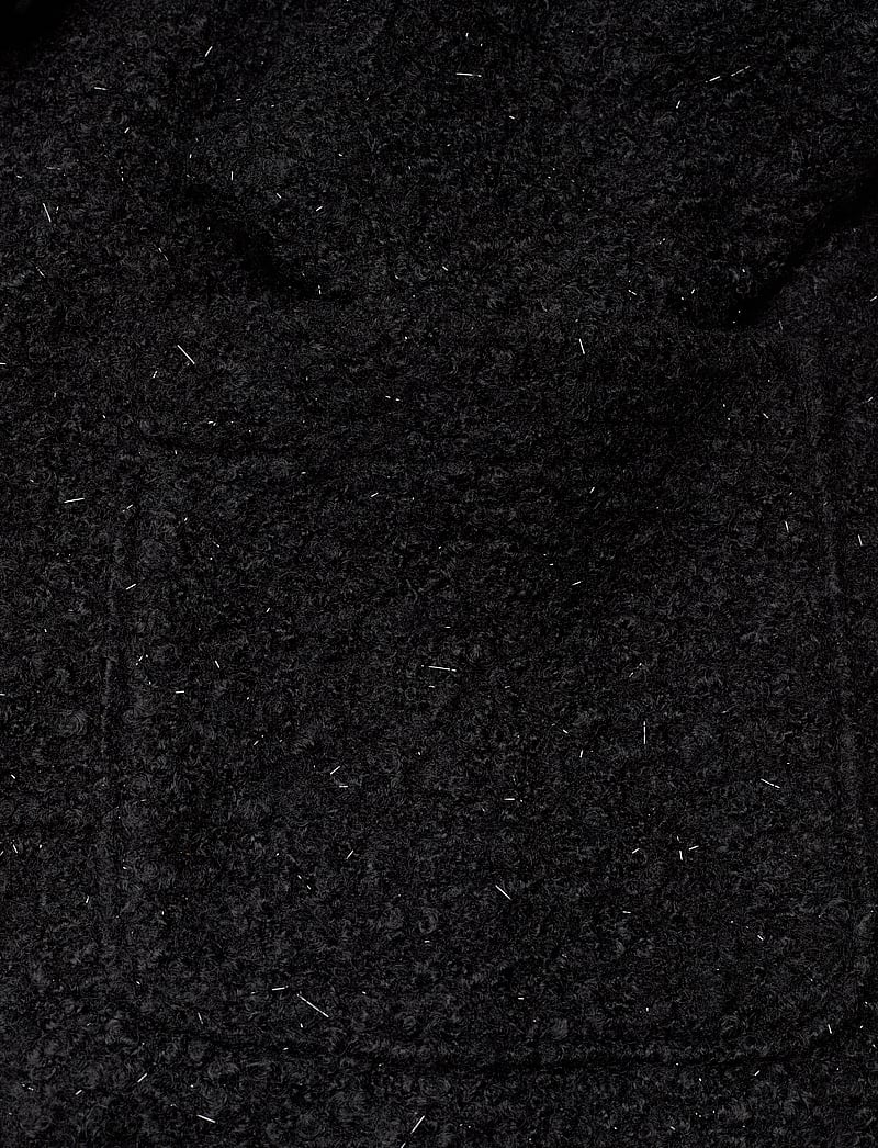 Mango - Shiny bouclé jacket - bouclé - black - 3