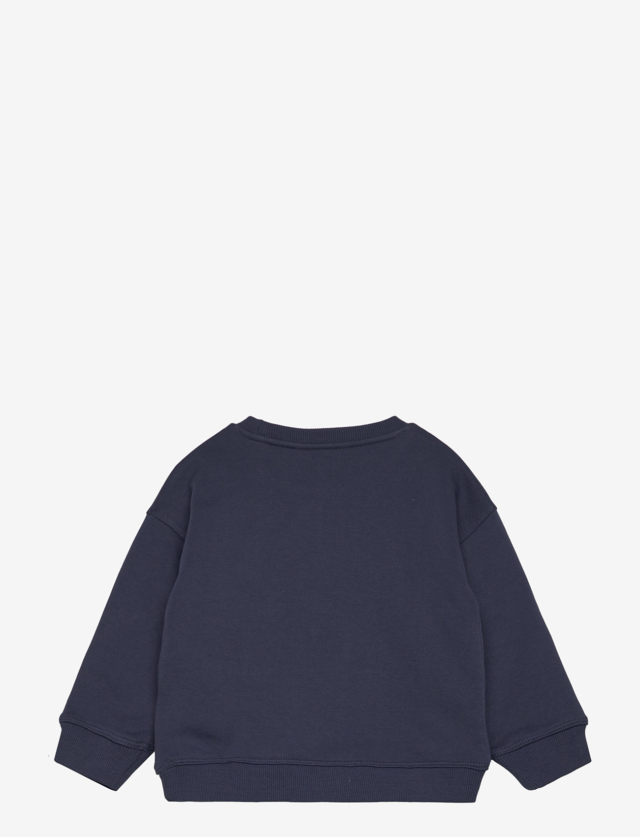 Mango - Printed embossed sweatshirt - autumn clothing - navy - 1