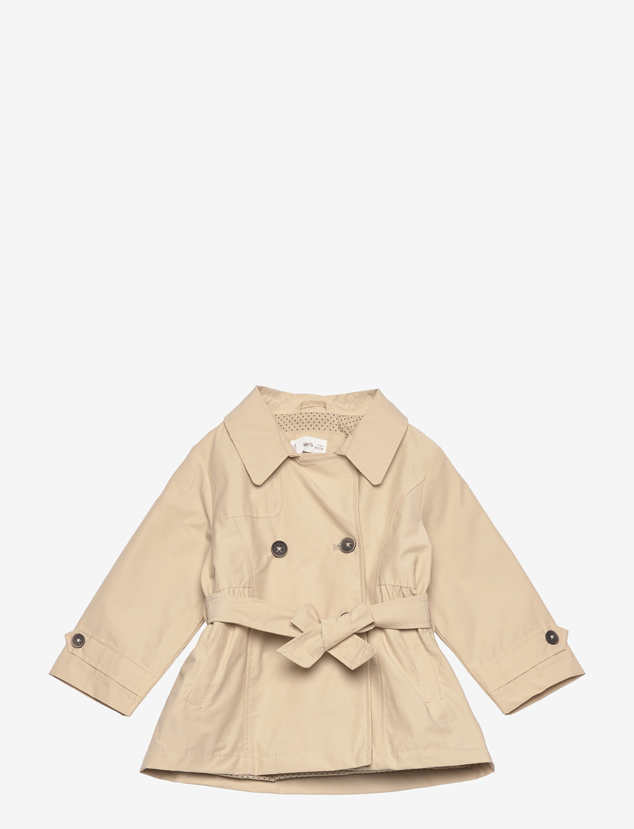 Mango - Buttons trench waistcoat - lt pastel brown - 0