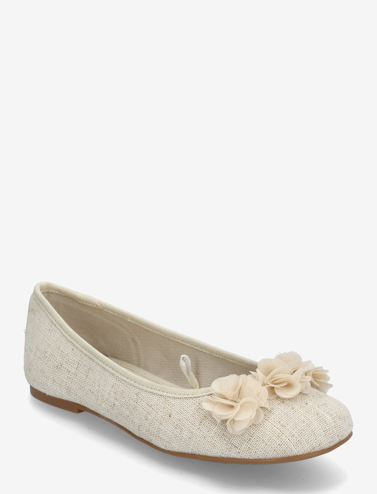 Mango - Ballet flats with flower embellishment - light beige - 0