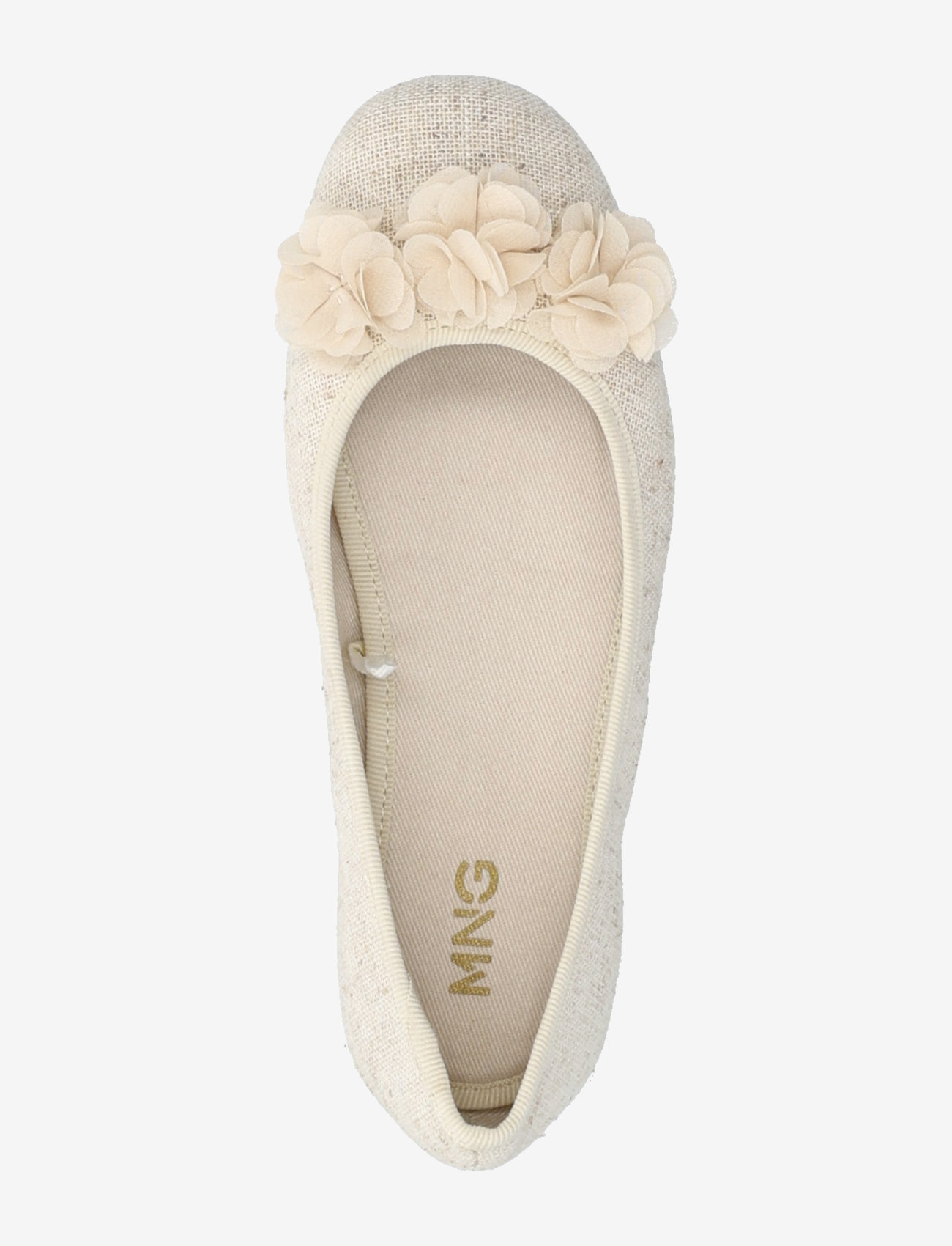 Mango - Ballet flats with flower embellishment - light beige - 3