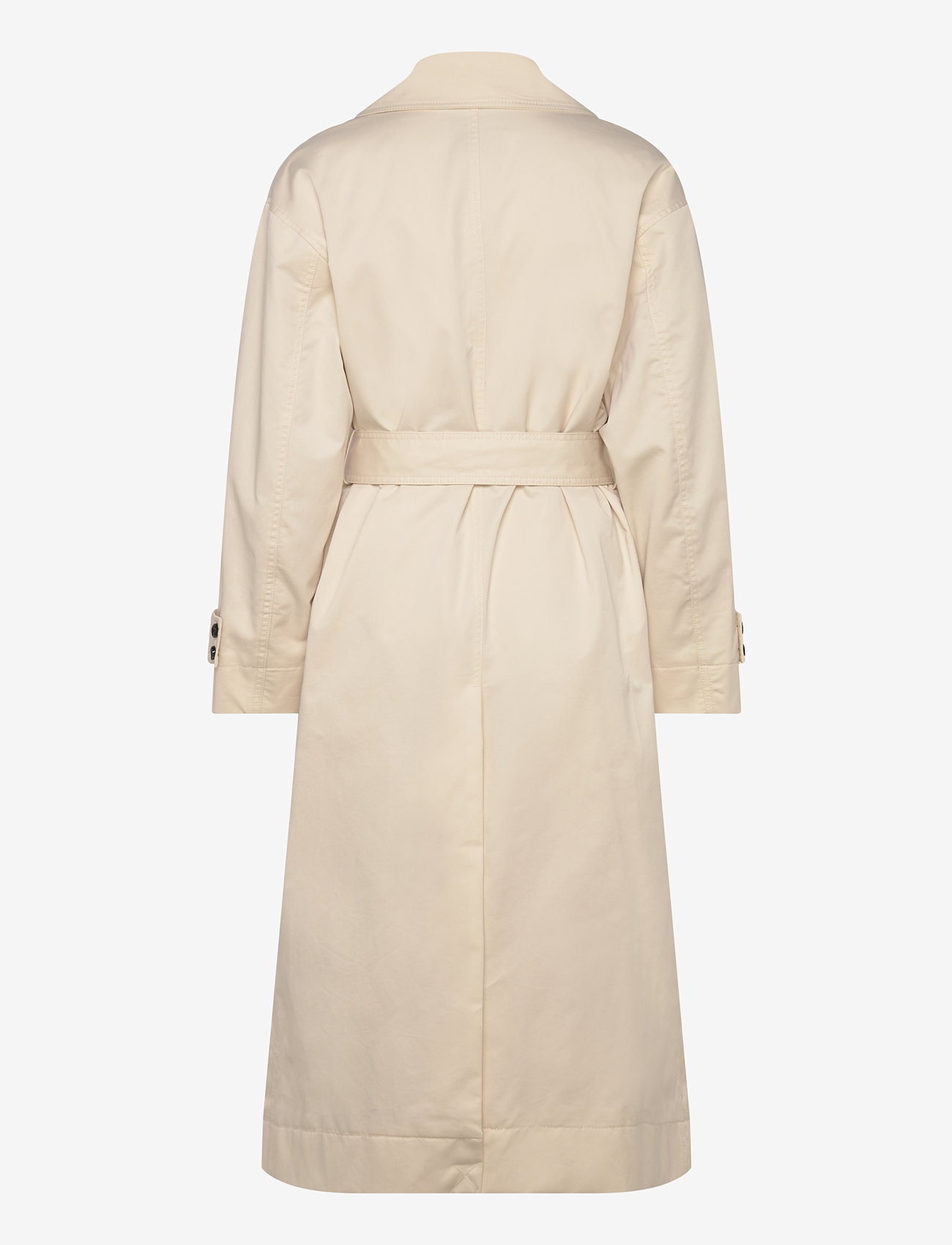 Mango - Long oversized double-breasted trench coat - trenchcoats - light beige - 2