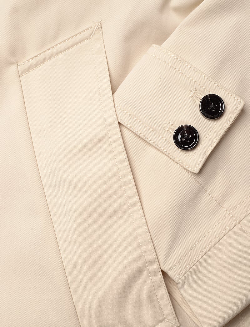 Mango - Long oversized double-breasted trench coat - trenchcoats - light beige - 4