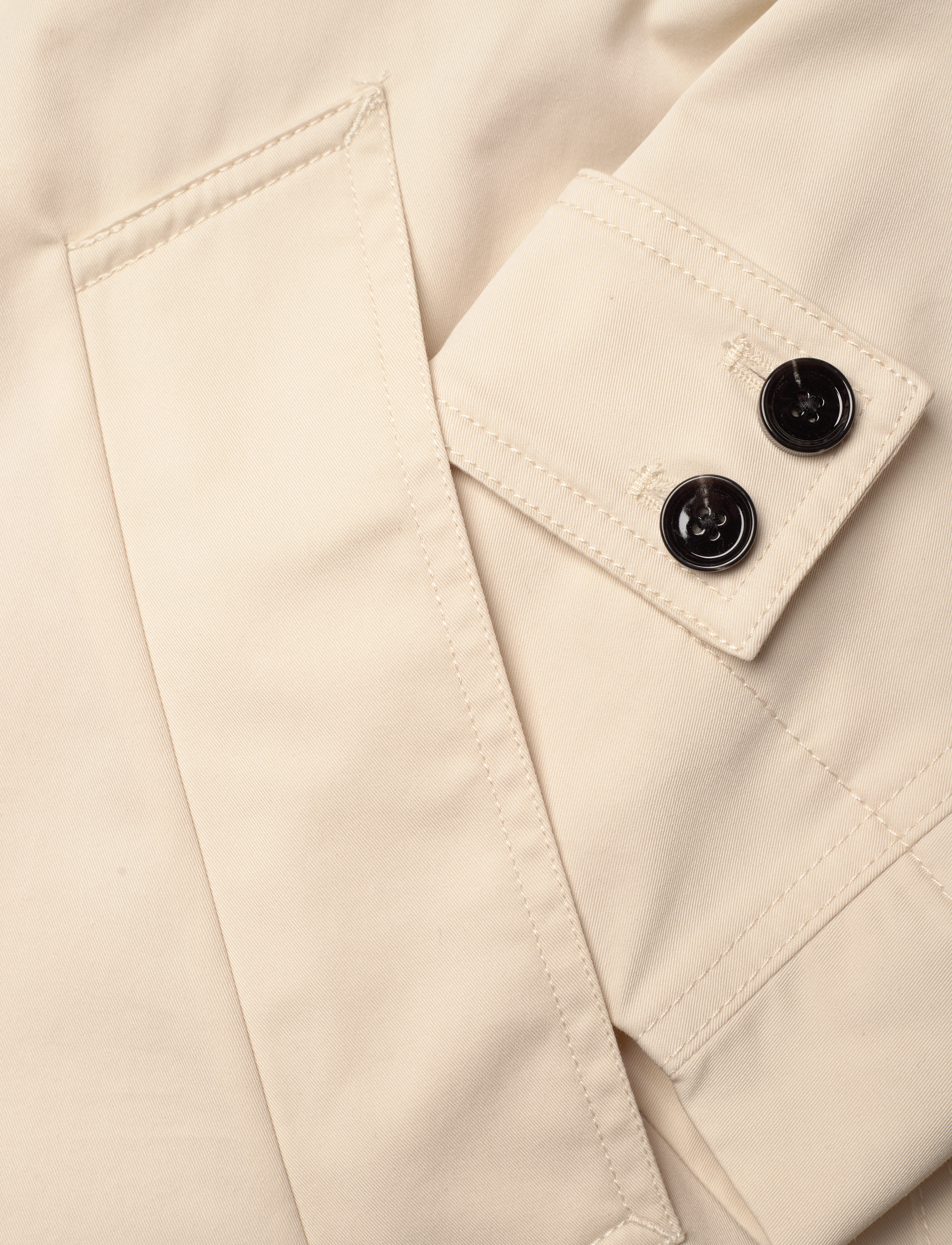 Mango - Long oversized double-breasted trench coat - light beige - 4