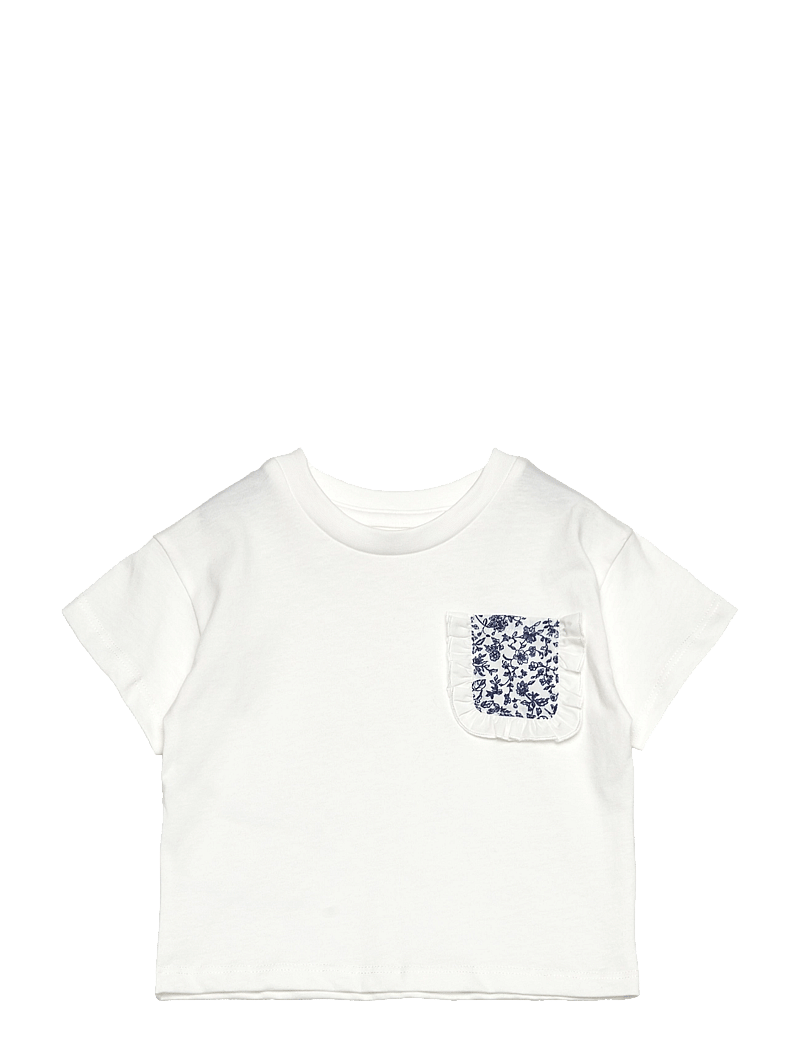 Mango - Patch pocket T-shirt - kortärmade t-shirts - natural white - 0