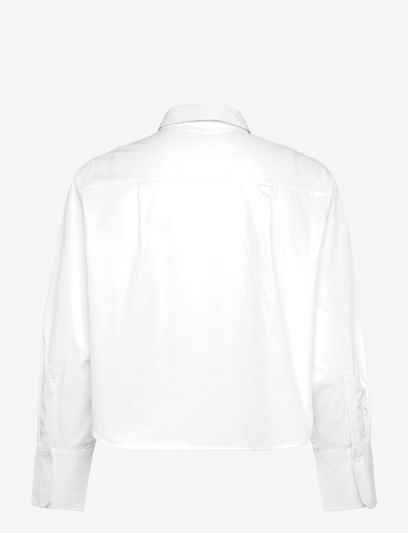 Mango - Regular cropped shirt - natural white - 2
