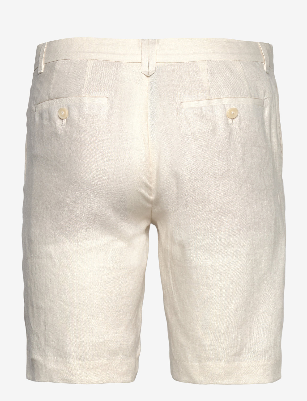 Mango - Slim-fit 100% linen bermuda shorts - linneshorts - natural white - 1